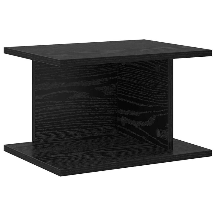 Sengebord 2 pcs Sort eg 40 x 30 x 25 cm Konstrueret træ
