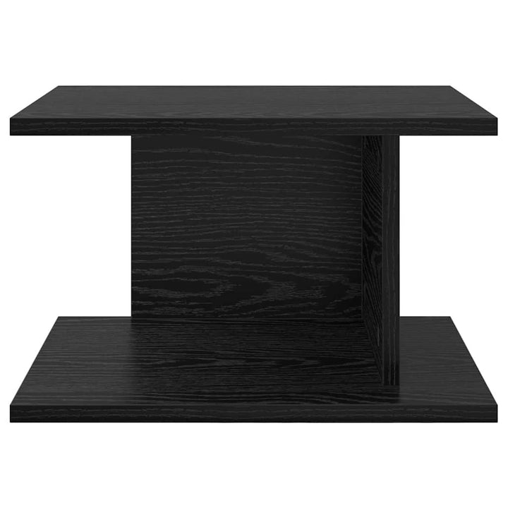 Sengebord 2 pcs Sort eg 40 x 30 x 25 cm Konstrueret træ