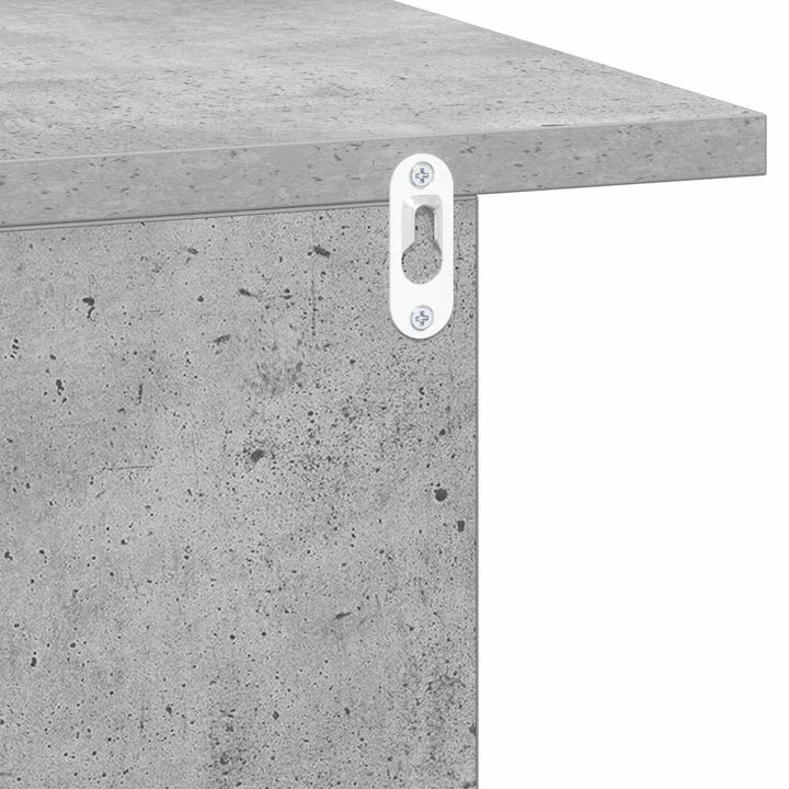 Sengebord Beton Grå 40 x 30 x 25 cm Konstrueret træ