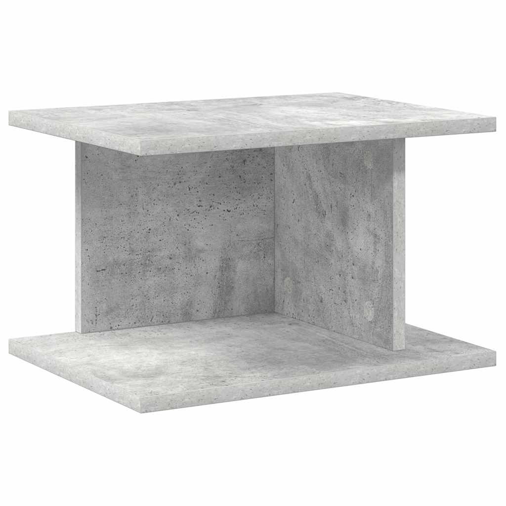 Sengebord 2 pcs Beton Grå 40 x 30 x 25 cm Konstrueret træ