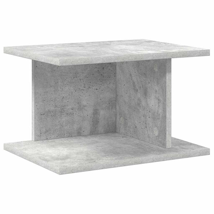 Sengebord 2 pcs Beton Grå 40 x 30 x 25 cm Konstrueret træ