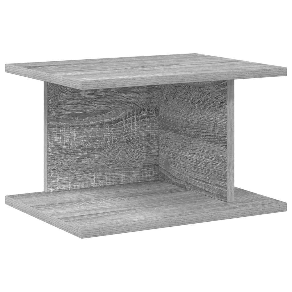 Sengebord 2 pcs Grå Sonoma 40 x 30 x 25 cm Konstrueret træ