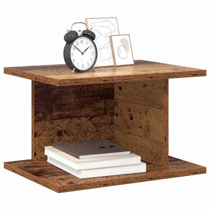 Sengebord 2 pcs Gammelt træ 40 x 30 x 25 cm Konstrueret træ