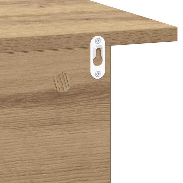 Sengebord 2 stk. Artisan Egetræ 40 x 30 x 25 cm Konstrueret træ