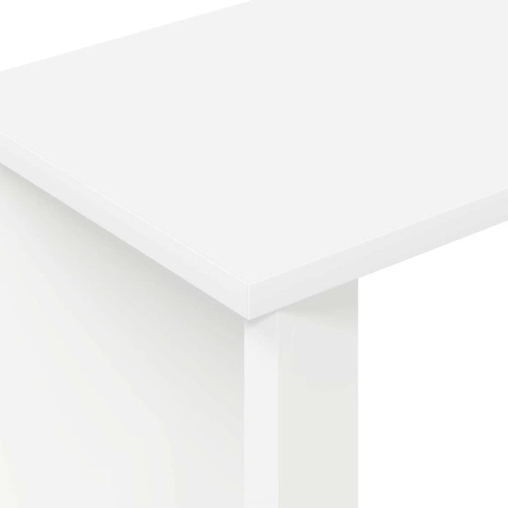 Endebord Hvid 35 x 25 x 50 cm Konstrueret træ