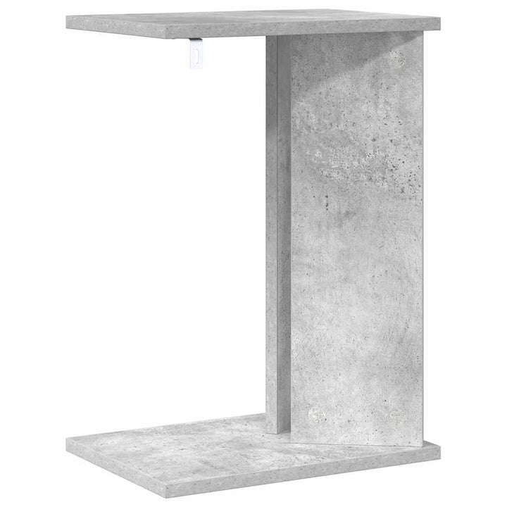 Endebord Beton Grå 35 x 25 x 50 cm Konstrueret træ