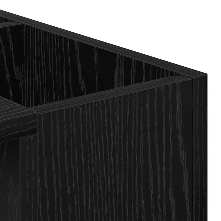 Sofabord Sort eg 101,5 x 50 x 37 cm Konstrueret træ