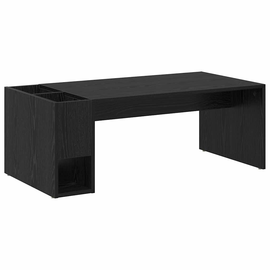 Sofabord Sort eg 101,5 x 50 x 37 cm Konstrueret træ