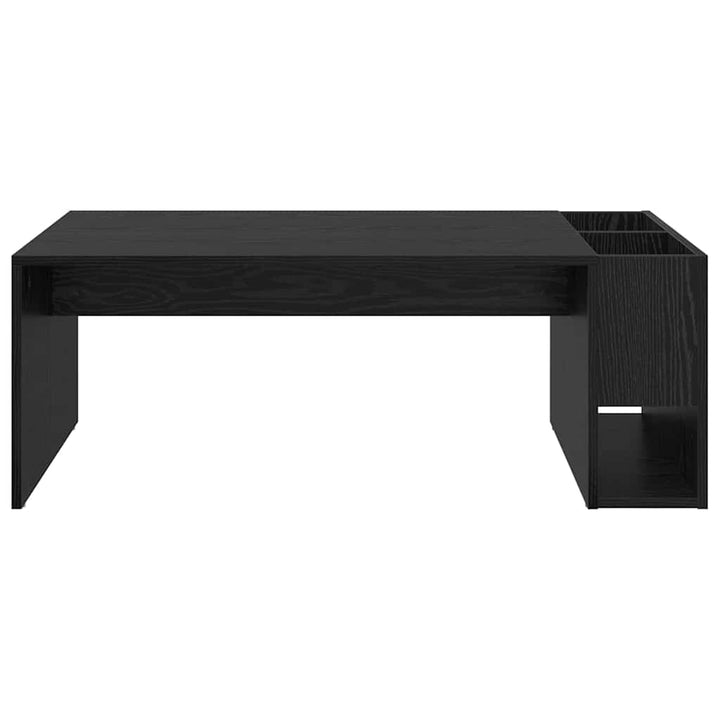Sofabord Sort eg 101,5 x 50 x 37 cm Konstrueret træ