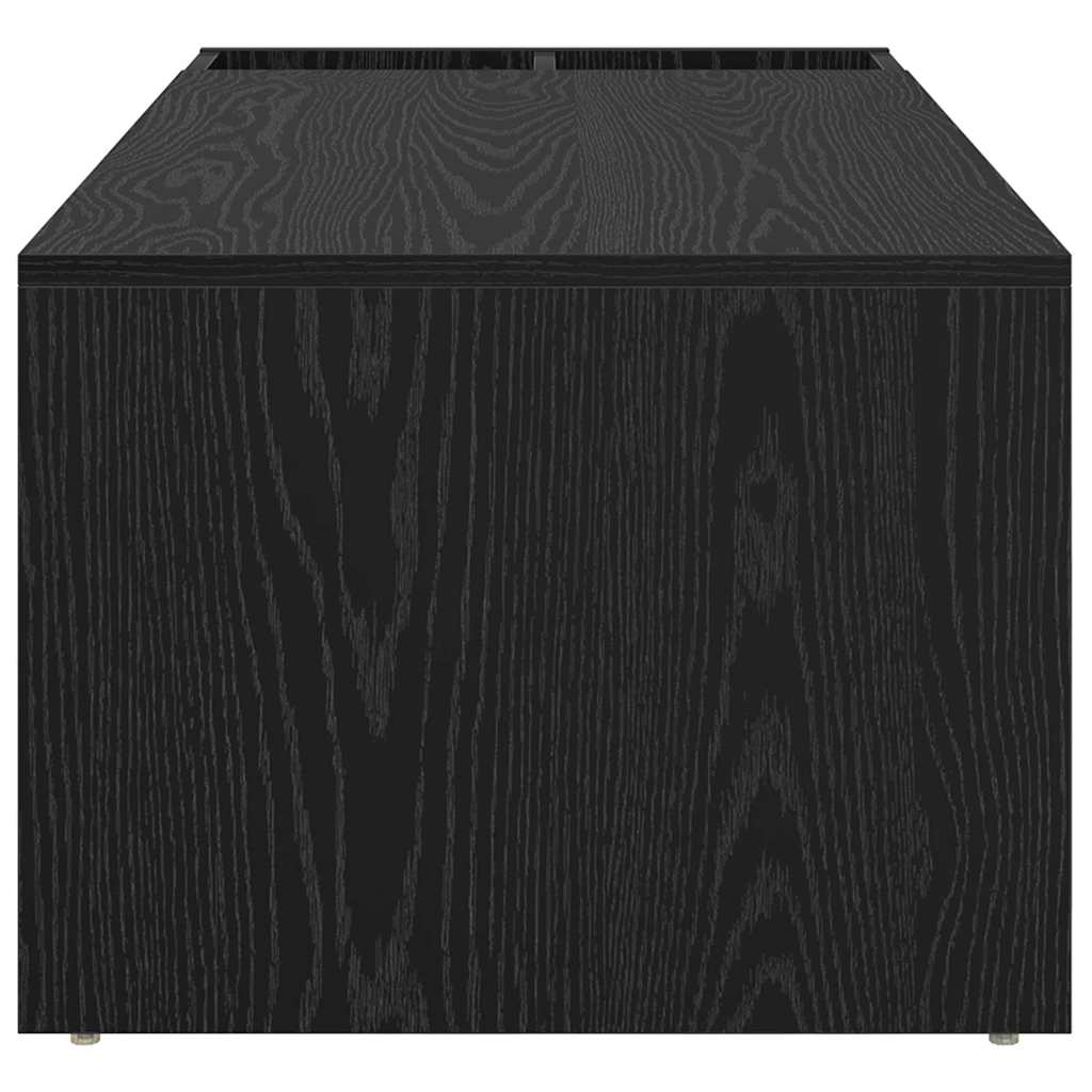 Sofabord Sort eg 101,5 x 50 x 37 cm Konstrueret træ