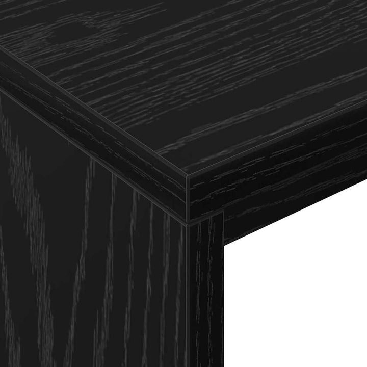Bord Sort eg 109 x 50 x 78 cm Konstrueret træ