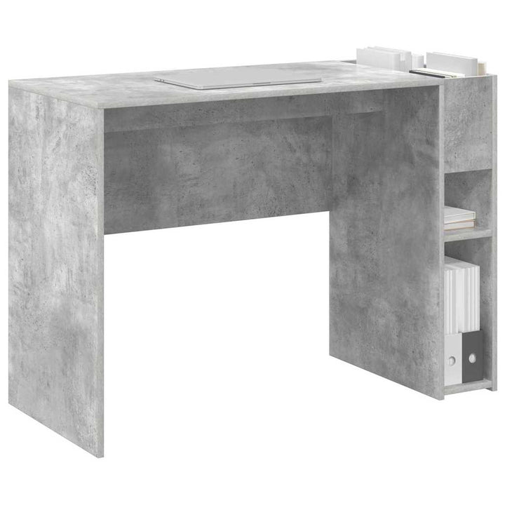 Bord Beton Grå 109 x 50 x 78 cm Konstrueret træ