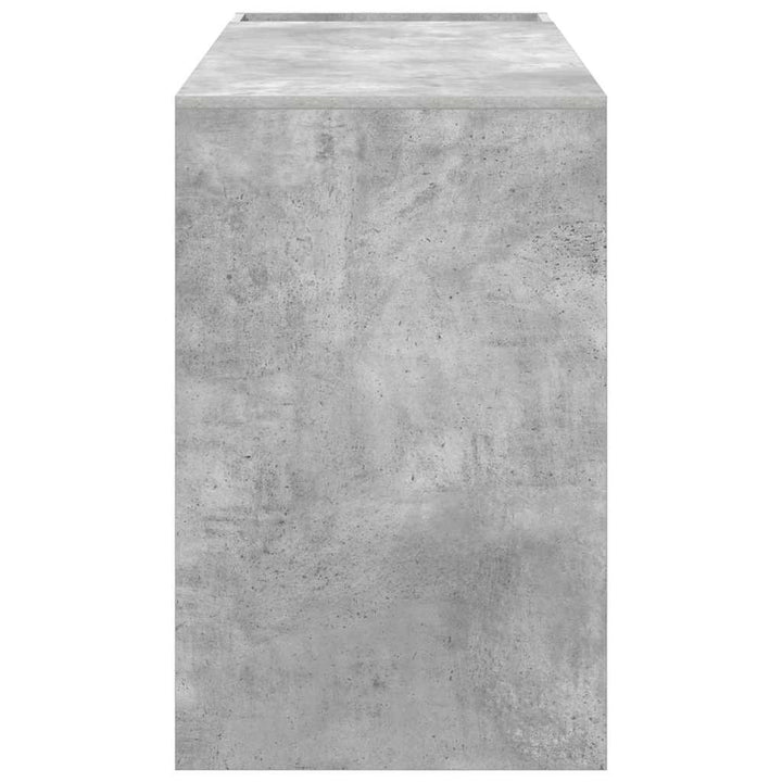 Bord Beton Grå 109 x 50 x 78 cm Konstrueret træ