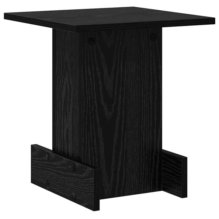 Endebord Sort eg 35,5 x 35 x 40 cm Konstrueret træ