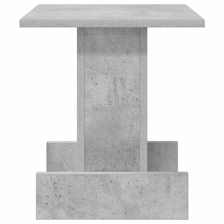Endebord Beton Grå 35,5 x 35 x 40 cm Konstrueret træ
