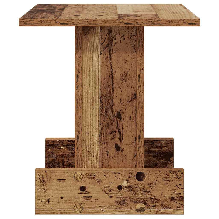 Endebord Gammelt træ 35,5 x 35 x 40 cm Konstrueret træ