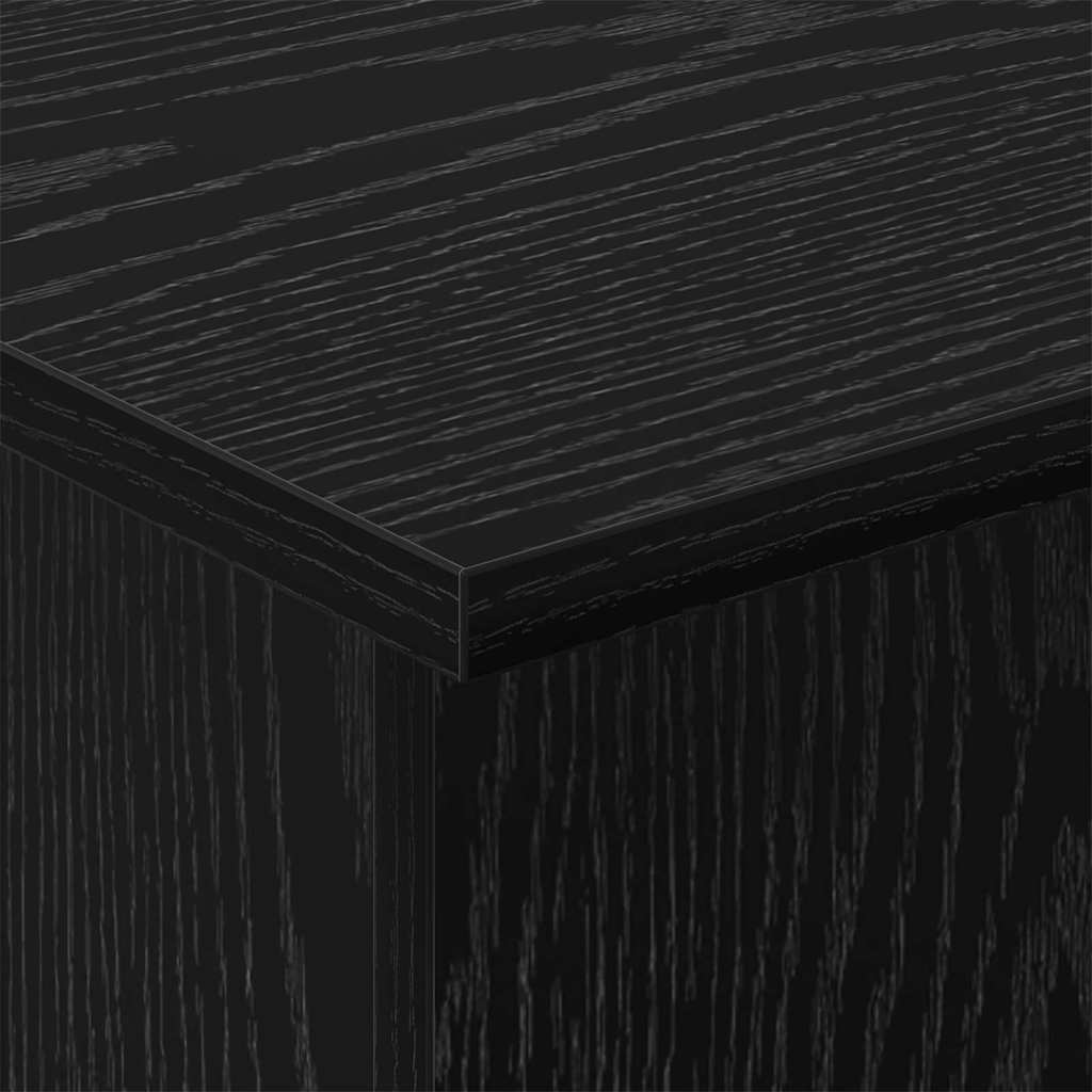 Endebord Sort eg 44,5 x 45 x 55 cm Konstrueret træ