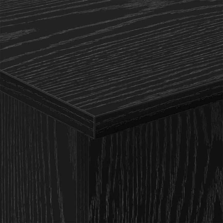 Endebord Sort eg 44,5 x 45 x 55 cm Konstrueret træ