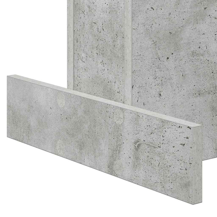Endebord Beton Grå 44,5 x 45 x 55 cm Konstrueret træ