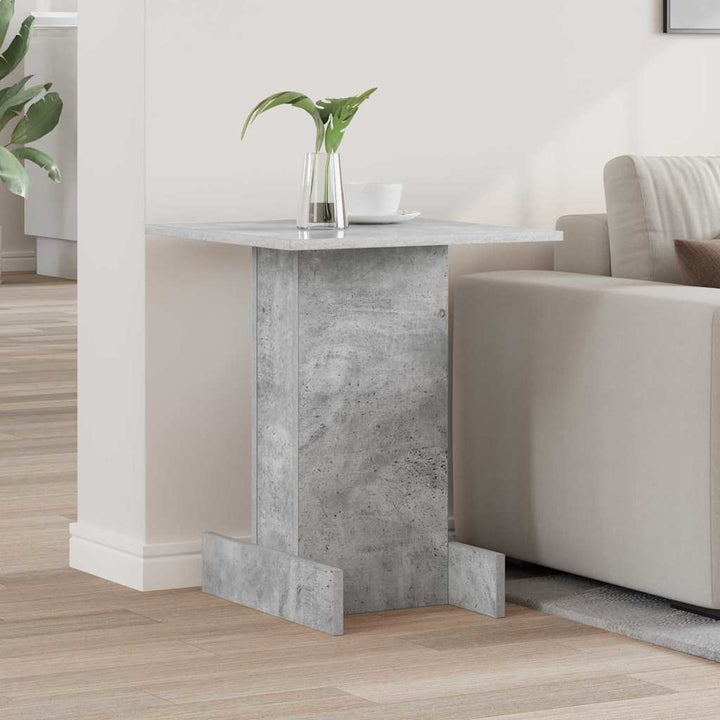 Endebord Beton Grå 44,5 x 45 x 55 cm Konstrueret træ