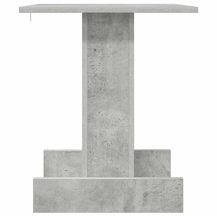 Endebord Beton Grå 44,5 x 45 x 55 cm Konstrueret træ