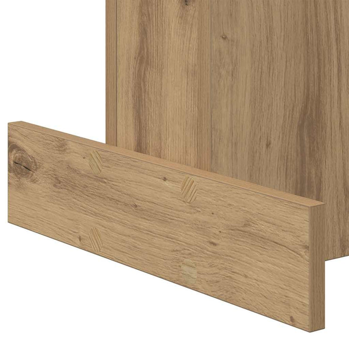 Endebord Artisan Egetræ 44,5 x 45 x 55 cm Konstrueret træ