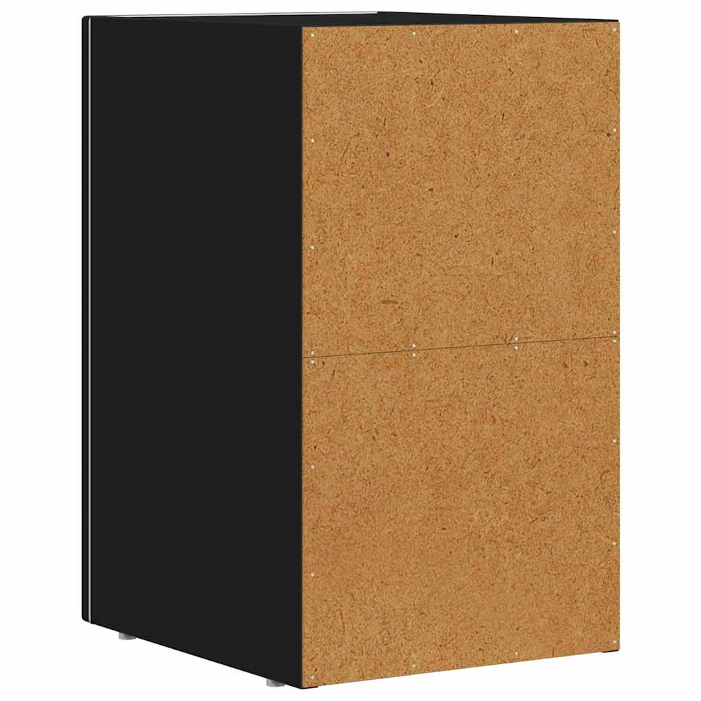 Sengebord ELST Sort 29,5 x 33,5 x 50 cm Konstrueret træ
