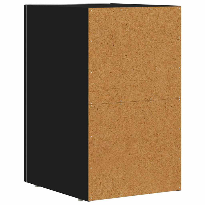 Sengebord ELST Sort 29,5 x 33,5 x 50 cm Konstrueret træ
