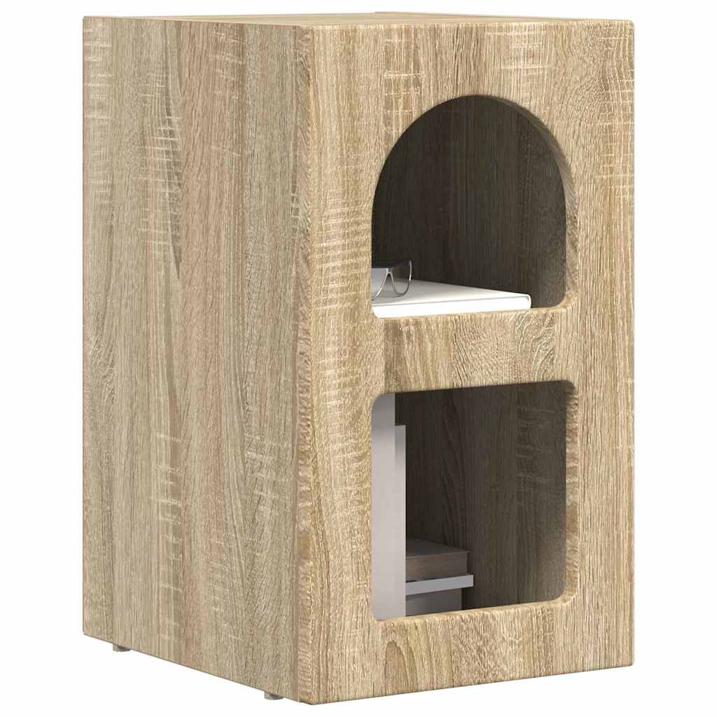 Sengebord ELST 2 stk. Sonoma eg 29,5 x 33,5 x 50 cm