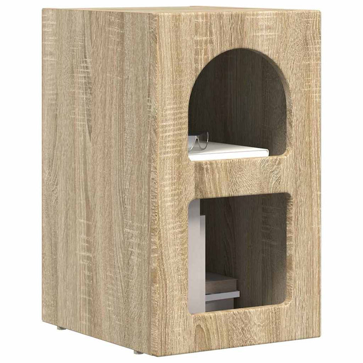 Sengebord ELST 2 stk. Sonoma eg 29,5 x 33,5 x 50 cm