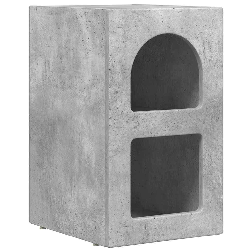 Sengebord ELST 2 stk. Beton Grå 29,5 x 33,5 x 50 cm
