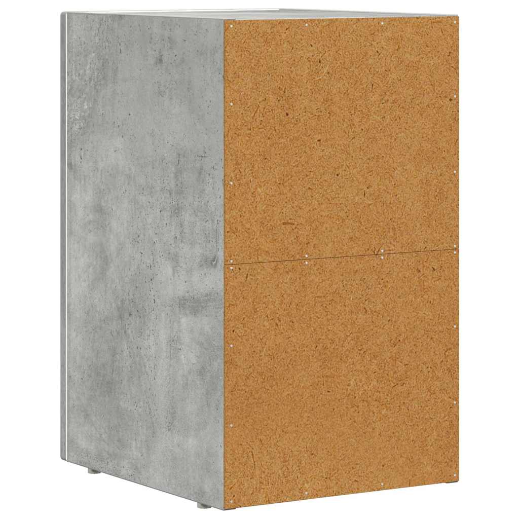 Sengebord ELST 2 stk. Beton Grå 29,5 x 33,5 x 50 cm
