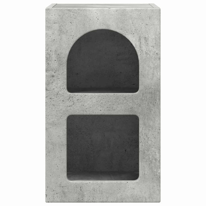 Sengebord ELST 2 stk. Beton Grå 29,5 x 33,5 x 50 cm