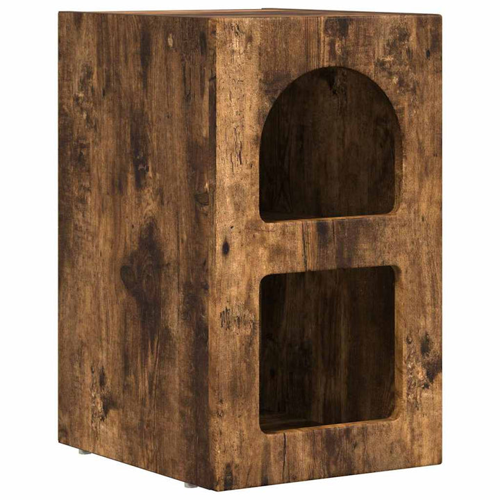Sengebord ELST 2 stk. Røget eg 29,5 x 33,5 x 50 cm