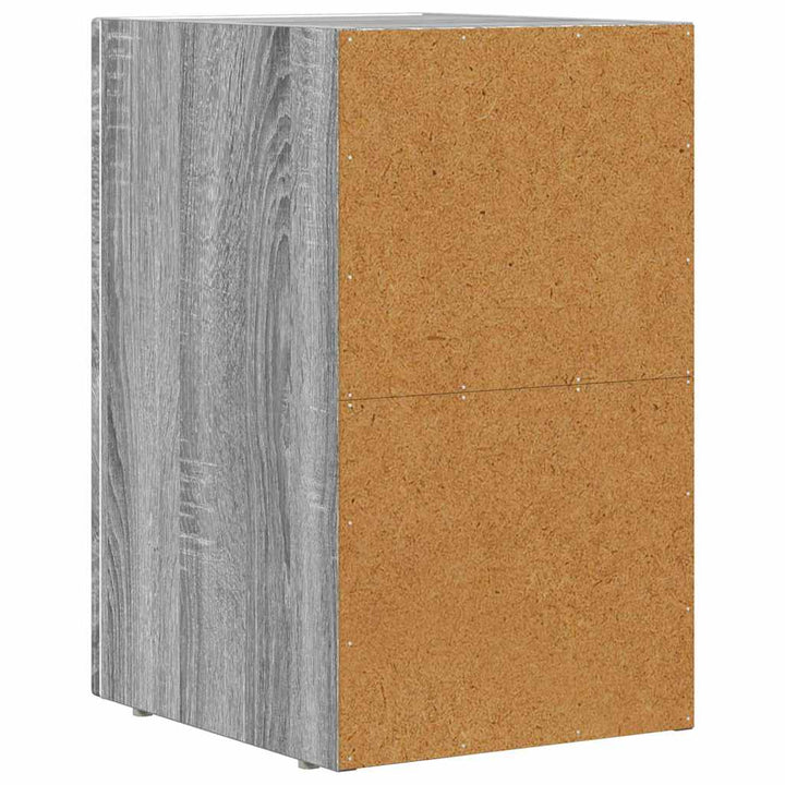 Sengebord ELST Grå Sonoma 29,5 x 33,5 x 50 cm Konstrueret træ