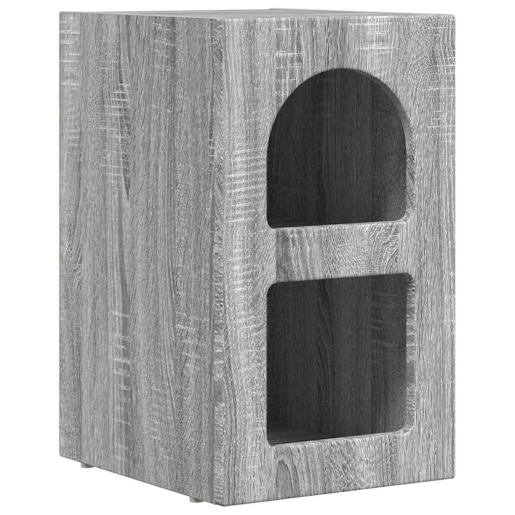 Sengebord ELST 2 stk. Grå Sonoma 29,5 x 33,5 x 50 cm