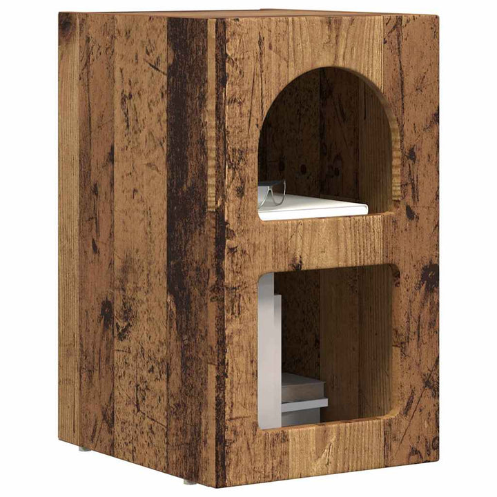Sengebord ELST Gammelt træ 29,5 x 33,5 x 50 cm Konstrueret træ