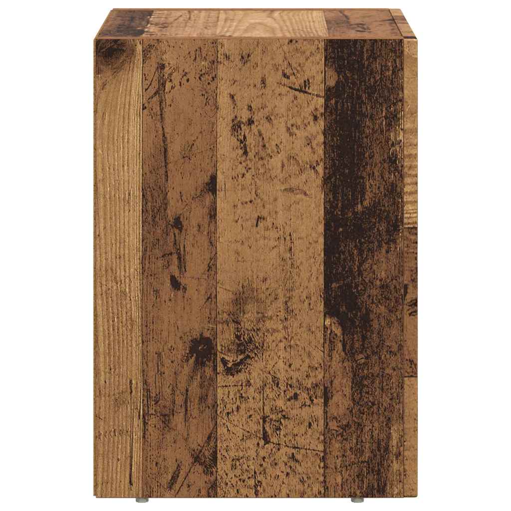 Sengebord ELST Gammelt træ 29,5 x 33,5 x 50 cm Konstrueret træ