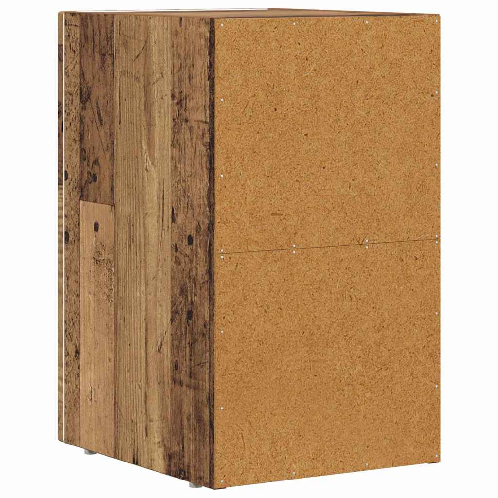 Sengebord ELST 2 stk. Gammelt træ 29,5 x 33,5 x 50 cm