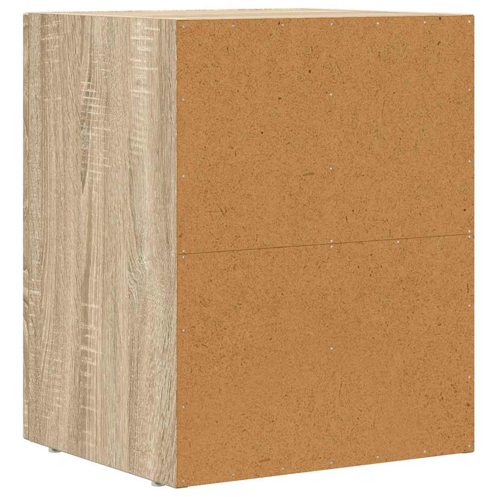 Sengebord ELST Sonoma eg 40 x 35 x 50 cm Konstrueret træ