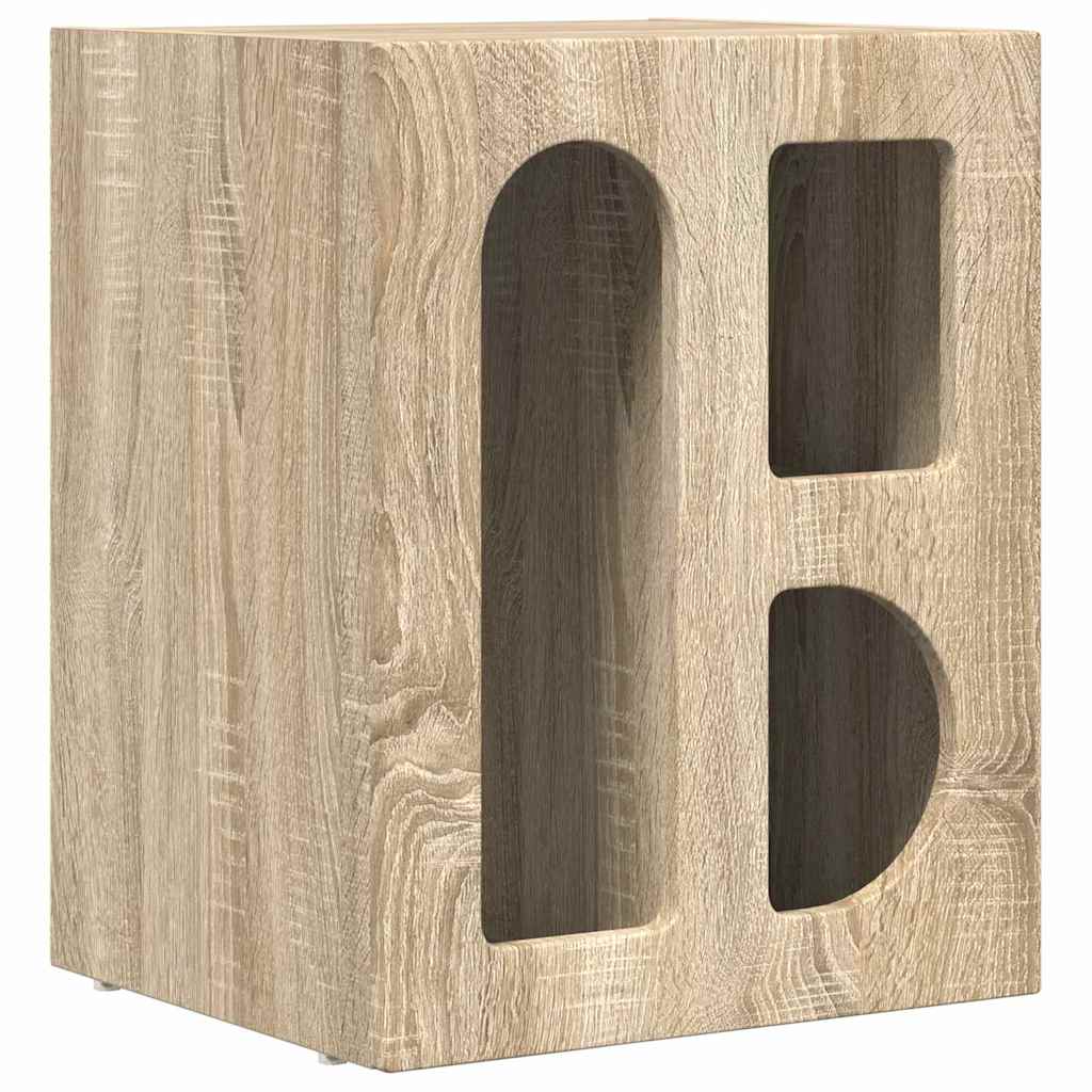 Sengebord ELST 2 stk. Sonoma eg 40 x 35 x 50 cm Konstrueret træ