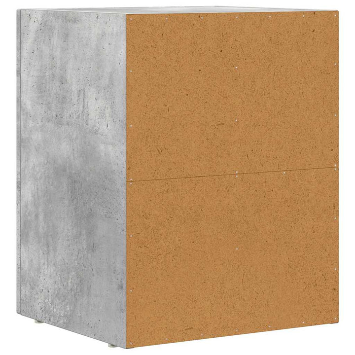 Sengebord ELST Beton Grå 40 x 35 x 50 cm Konstrueret træ