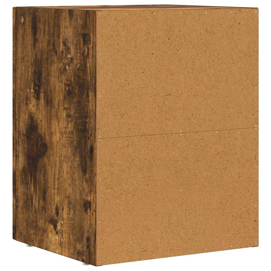Sengebord ELST Røget eg 40 x 35 x 50 cm Konstrueret træ