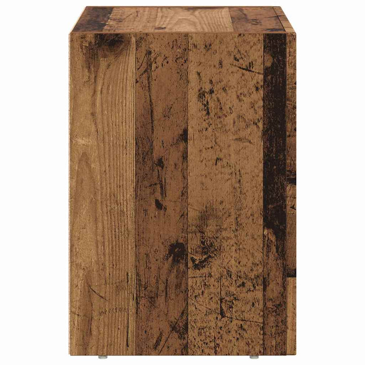 Sengebord ELST Gammelt træ 40 x 35 x 50 cm Konstrueret træ