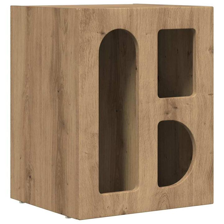 Sengebord ELST 2 stk. Artisan Egetræ 40 x 35 x 50 cm