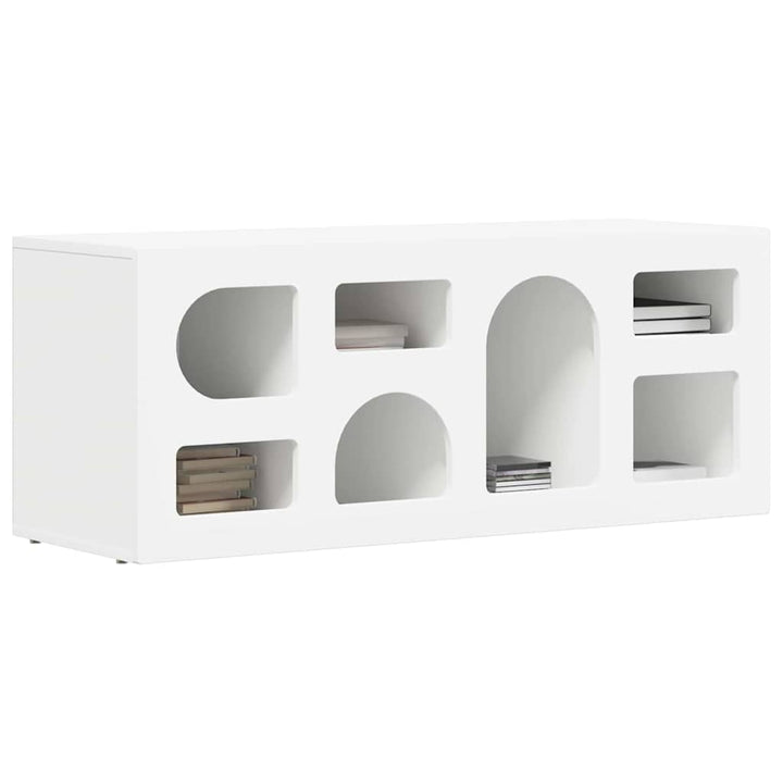 TV-skab ELST 100 x 35 x 40 cm Hvid Konstrueret træ