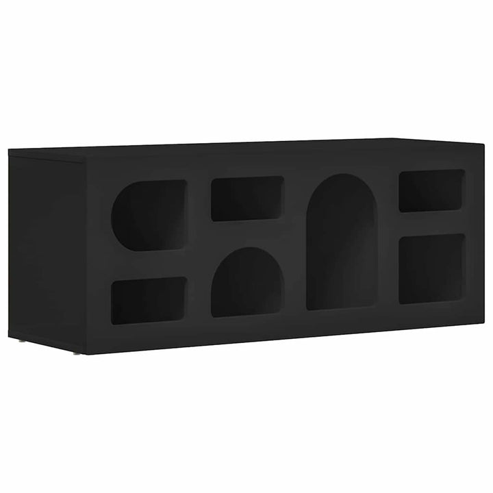 TV-skab ELST 100 x 35 x 40 cm Sort Konstrueret træ