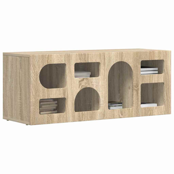 TV-skab ELST 100 x 35 x 40 cm Sonoma eg Konstrueret træ
