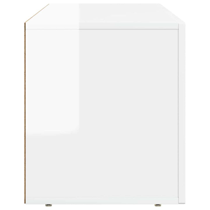 TV-skab ELST 100 x 35 x 40 cm Høj gloss hvid Konstrueret træ