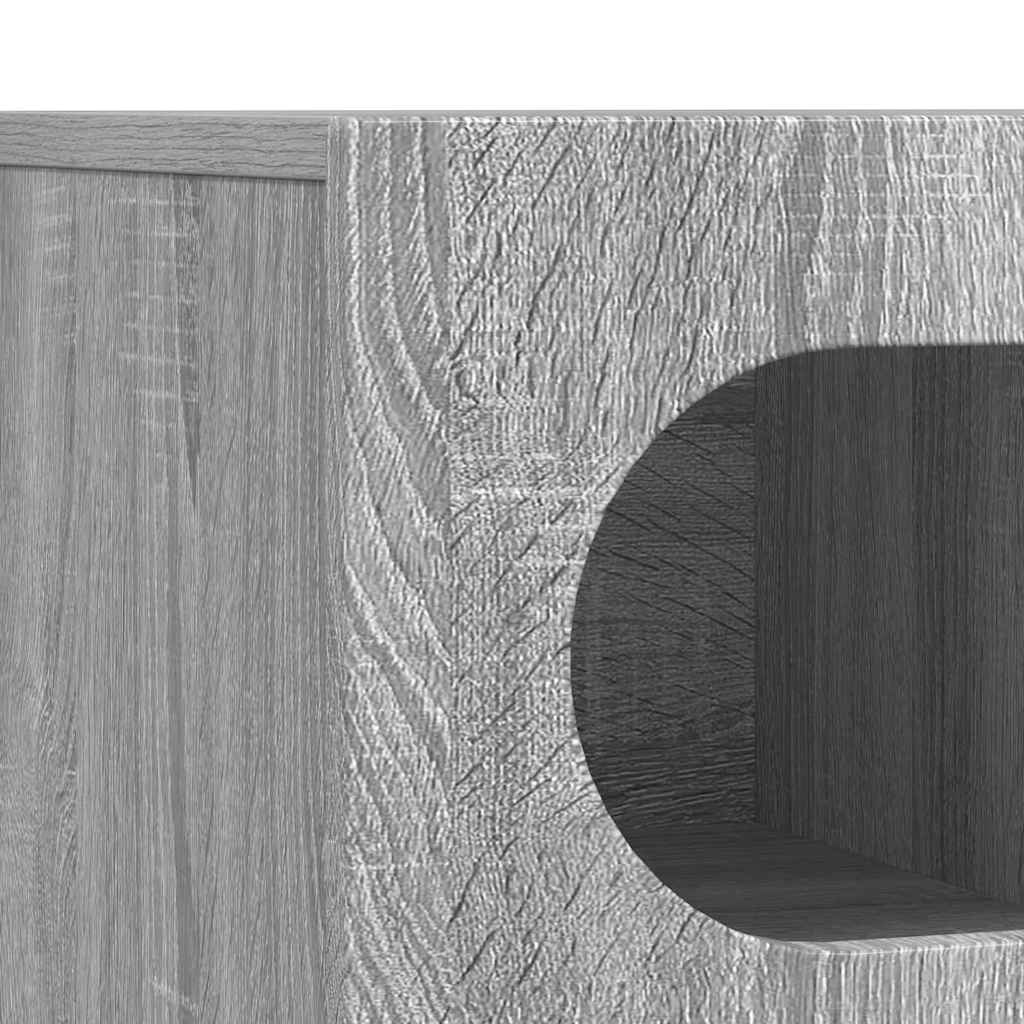 TV-skab ELST 100 x 35 x 40 cm Grå Sonoma Konstrueret træ